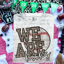 Load image into Gallery viewer, We Are Faux Embroidery Glitter Baseball Mascot TRANSFER CAP JAN