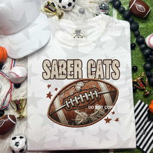 Load image into Gallery viewer, Neutral Football Faux Embroidery Mascot DROPDOWN TRANSFER HMWK 24