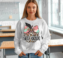 Load image into Gallery viewer, Leopard Apple Polka Dot Bow B2S Alpha Grades DROPDOWN TRANSFER