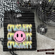 Load image into Gallery viewer, Rainbow Checker Pink Happy Stacked Mascots Dropdown TRANSFER CAP JUNE 25