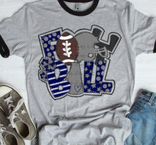 Load image into Gallery viewer, Football Word Art DROPDOWN TRANSFER