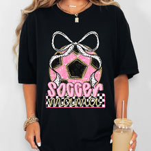 Load image into Gallery viewer, Sports Mama Dalmatian Bow Checker DROPDOWN TRANSFER DWS MAR 26