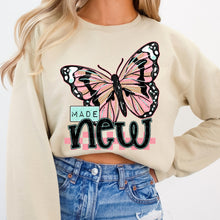 Load image into Gallery viewer, Made New Butterfly Pink Checker TRANSFER DWS FEB 26