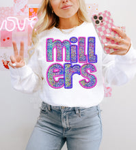 Load image into Gallery viewer, Pink And Purple Glam Mascot Dropdown TRANSFER CAP