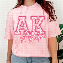 Load image into Gallery viewer, Pink Coquette Bow Heart State(all 50 states available) TRANSFER ECHT MAR