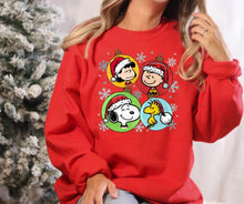 Load image into Gallery viewer, Cartoon Kids And White Dog Christmas Ornament TRANSFER SCG