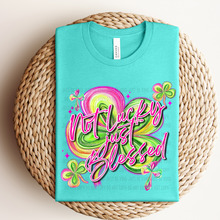 Load image into Gallery viewer, Not Lucky Just Blessed Pink Neon Shamrock TRANSFER SSD JAN