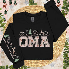 Load image into Gallery viewer, One Lucky Title Reindeer Faux Embroidery With Sleeve TRANSFER AGCM