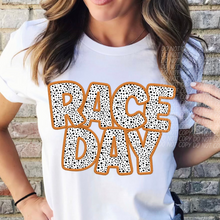 Load image into Gallery viewer, Race Day Dalmatian Colored Faux Embroidery TRANSFER CSD