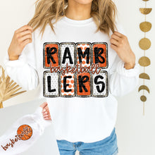 Load image into Gallery viewer, Basketball Boxes Letters Mascots With SLEEVE OPTION TRANSFER CAP JAN