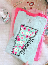 Load image into Gallery viewer, Pink Floral States (all 50 states available) TRANSFER CARTER MAR 26