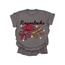 Load image into Gallery viewer, Football Bow Team DROPDOWN TRANSFER MWG JUNE 25