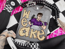 Load image into Gallery viewer, We Are Gold Glitter Mascot DROPDOWN TRANSFER