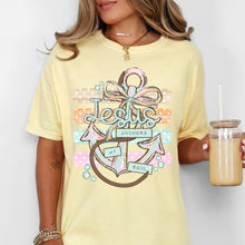 Load image into Gallery viewer, Jesus Anchors My Soul Stripes TRANSFER DWS APR 26