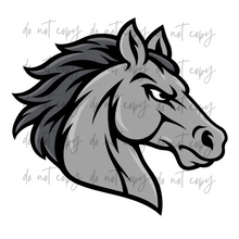 Load image into Gallery viewer, Front Or Side Logo Sports Custom Name Mascot DROPDOWN DTF TRANSFER