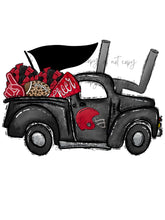 Load image into Gallery viewer, Football Cheer Spirit Truck (Add Name) Customized DTF TRANSFER