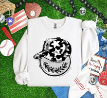 Load image into Gallery viewer, Play Ball Happy Face Hat Baseball DROPDOWN TRANSFER BIA