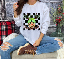 Load image into Gallery viewer, Ready For Christmas Break Reindeer Beanie Checkered (DROP DOWN COLORS) TRANSFER