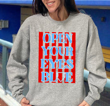 Load image into Gallery viewer, Open Your Eyes Blue Red Stripes TRANSFER TCC ET FEB 26