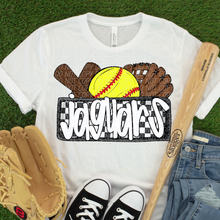 Load image into Gallery viewer, Softball Team Plate Mascots DROPDOWN TRANSFER CSD FEB 26