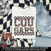 Load image into Gallery viewer, Football Faux Embroidery Checkered Mascots DROPDOWN TRANSFER CAP 24