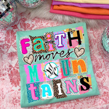 Load image into Gallery viewer, Faith Moves Mountains Leopard Zebra Magazine Cutout TRANSFER DWS FEB 26