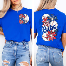 Load image into Gallery viewer, Floral Ball Baseball Team With Pocket DROPDOWN TRANSFER MMD APR