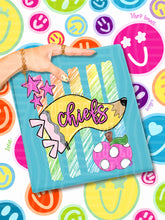 Load image into Gallery viewer, Pencil Flag Striped Mascots DROPDOWN TRANSFER CAP JUNE 26