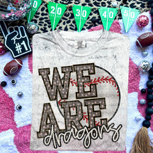 Load image into Gallery viewer, We Are Faux Embroidery Glitter Baseball Mascot TRANSFER CAP JAN