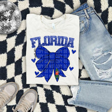 Load image into Gallery viewer, Faux Embroidery Bow Mascot DROPDOWN TRANSFER CAP