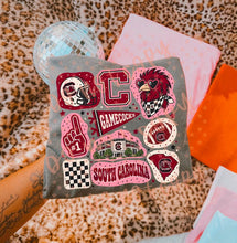 Load image into Gallery viewer, Team Doodle Collage TRANSFER PEACHY SEP 26