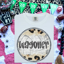 Load image into Gallery viewer, Leopard Volleyball Background Mascot Dropdown TRANSFER CAP FEB