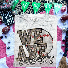 Load image into Gallery viewer, We Are Faux Embroidery Glitter Baseball Mascot TRANSFER CAP JAN