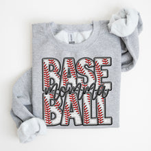 Load image into Gallery viewer, Baseball Faux Embroidery Names DROPDOWN TRANSFER SDD