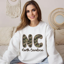 Load image into Gallery viewer, Bubble Camo Faux Embroidery States DTF TRANSFER