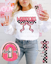 Load image into Gallery viewer, Sweet Bow Checkered Mascots With SLEEVE OPTION TRANSFER CAP JAN
