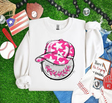Load image into Gallery viewer, Play Ball Happy Face Hat Baseball DROPDOWN TRANSFER BIA