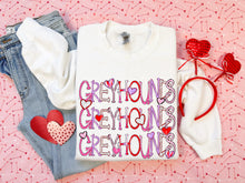 Load image into Gallery viewer, Valentine’s Skinny Stacked Mascot Dropdown TRANSFER PHDC