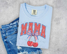 Load image into Gallery viewer, Mama + Mini Gingham Cherry Dropdown TRANSFER