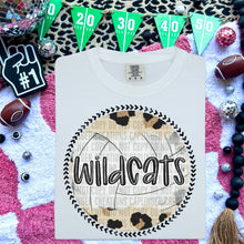 Load image into Gallery viewer, Leopard Volleyball Background Mascot Dropdown TRANSFER CAP FEB