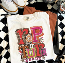 Load image into Gallery viewer, Rapture Ready Leopard Checker Block Letters TRANSFER DWD NOV 25