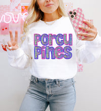 Load image into Gallery viewer, Pink And Purple Glam Mascot Dropdown TRANSFER CAP