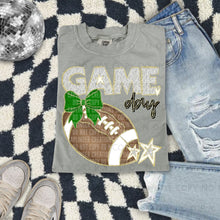 Load image into Gallery viewer, Dalmatian Game Day Football With Bow DROPDOWN TRANSFER CAP FEB