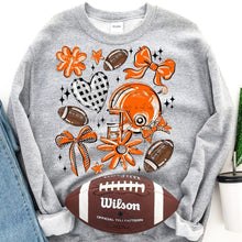 Load image into Gallery viewer, Play Ball Football Collage DROPDOWN TRANSFER BIA