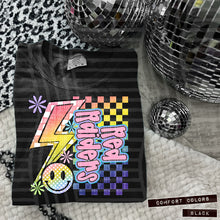 Load image into Gallery viewer, Sideways Rainbow Checker Bolt Happy Mascots Dropdown TRANSFER CAP JUNE