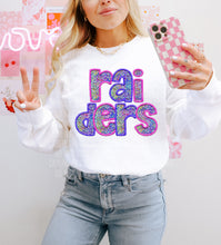 Load image into Gallery viewer, Pink And Purple Glam Mascot Dropdown TRANSFER CAP