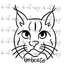 Load image into Gallery viewer, Doodle Single Color Mascots Dropdown TRANSFER