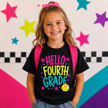 Load image into Gallery viewer, Hello Pink Yellow Smile Grades WITH POCKET DROPDOWN TRANSFER PARJO JULY 26