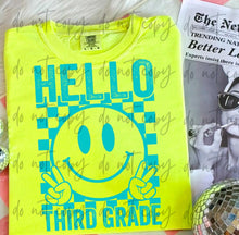 Load image into Gallery viewer, Hello Happy Checker Peace B2S Grades DROPDOWN TRANSFER