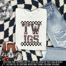 Load image into Gallery viewer, Football Faux Embroidery Checkered Mascots DROPDOWN TRANSFER CAP 24